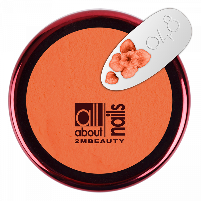 Színes Porcelánpor 048:
Neon narancssárga, matt, erősen pigmentált élénk színű porcelán p...
