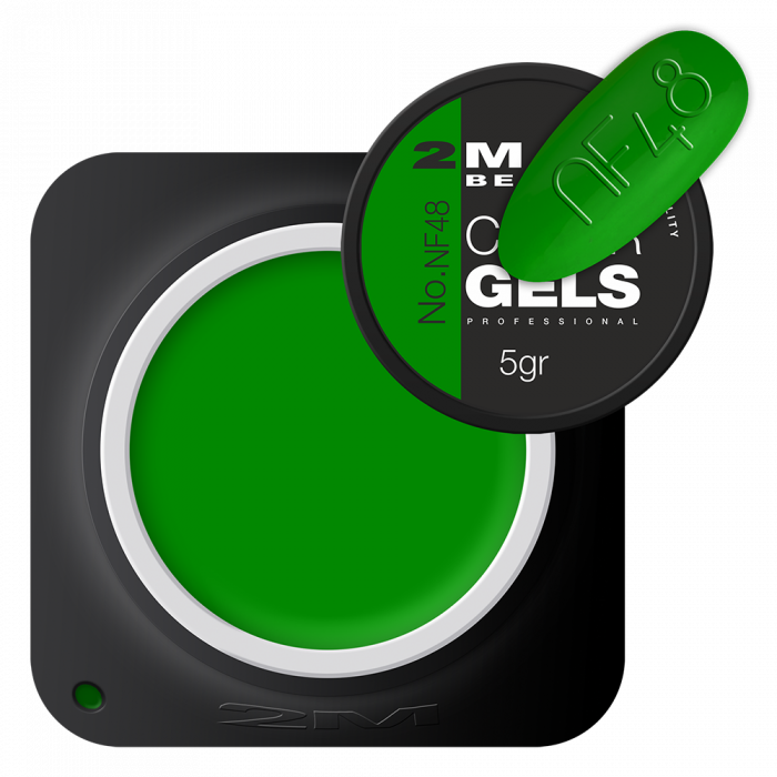 Színes Zselé - Fixálásmentes NF048:Neon zöld színű, fixálásmentes zselé, mely egy rétegbe...