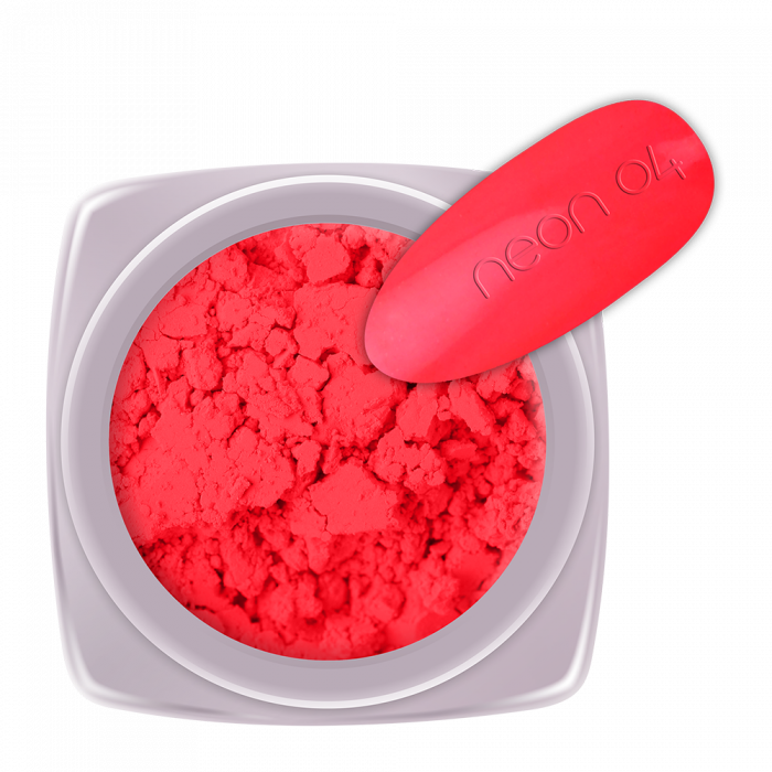 Pigmentpor neon 04:  Élénk színű, piros, különleges pigment por a változatos körömdíszít...
