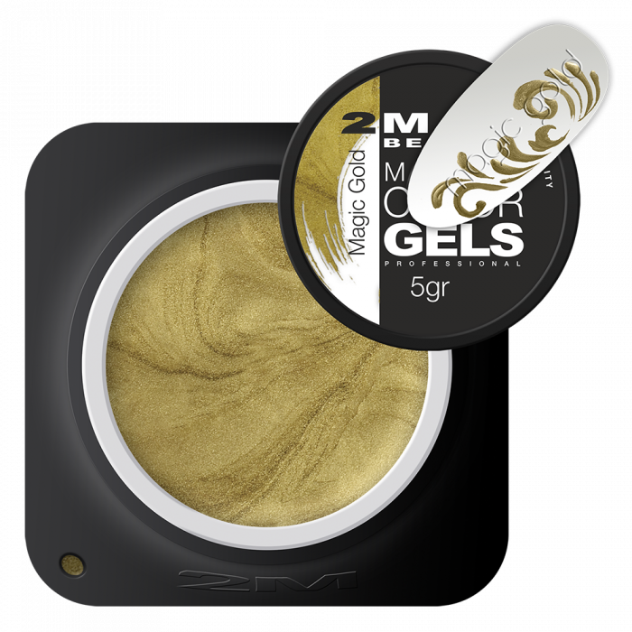 Színes Zselé - Magic Gold:Sűrű, de nagyon könnyen kezelhető arany színű zselé.
...
