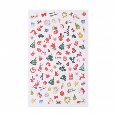 Matrica Christmas F271