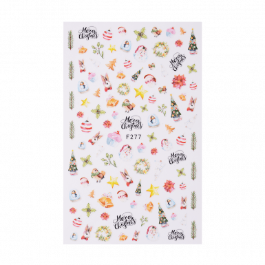 Matrica Christmas F277