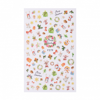 Matrica Christmas F279