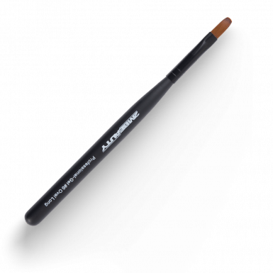 Zselé ecset Gel #6 Oval Long - Black Beauty