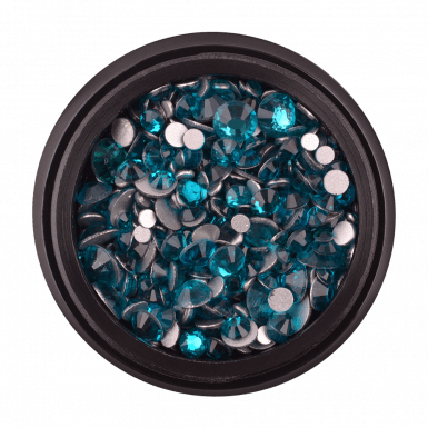 Strasszkő 14 blue zircon