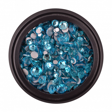 Strasszkő 27 aquamarine