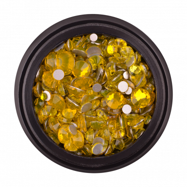 Strasszkő 28 citrine