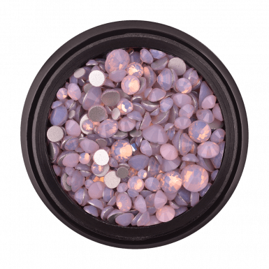 Strasszkő 38 opal pink