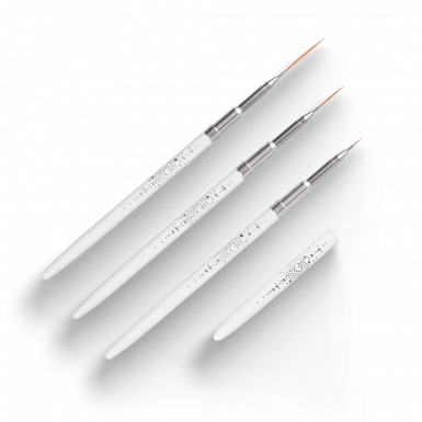 Díszítő Ecset Szett 3 Darabos - White Heart