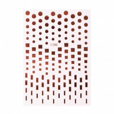 Nail sticker 56-02 - Gold