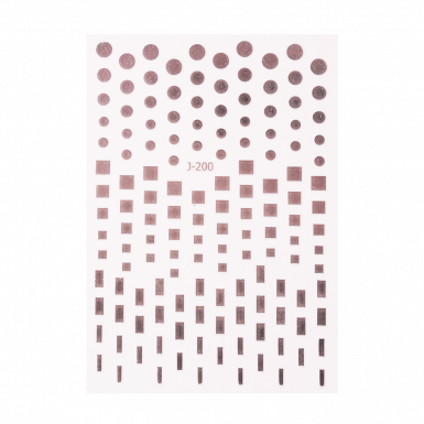 Nail sticker 56-03 - Silver