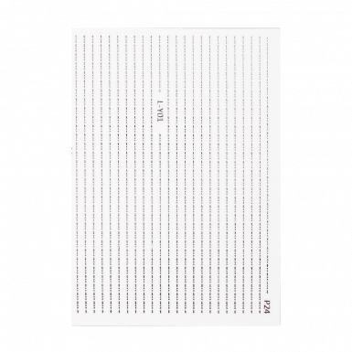 Nail sticker 54-04 - silver