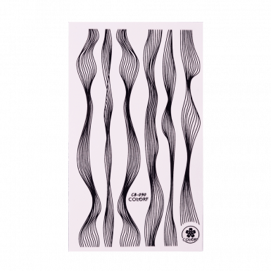 Nail sticker 53-04 - black