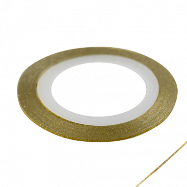 Díszítő szál csillámos 1mm 50-01 - gold