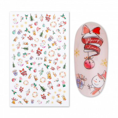 Matrica Christmas 78-3_F278