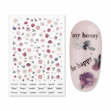 Matrica Flower 85-2_L-306