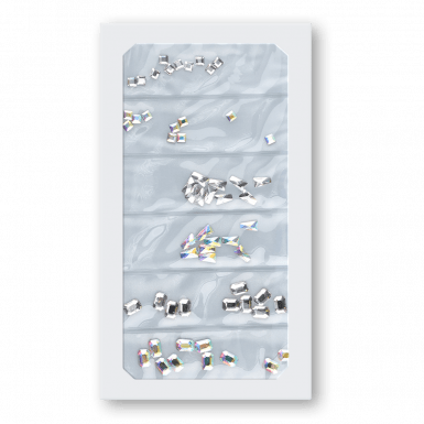 Csiszolt formakő mix - crystal és AB