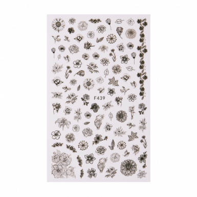 Matrica Flower 83-4 F439