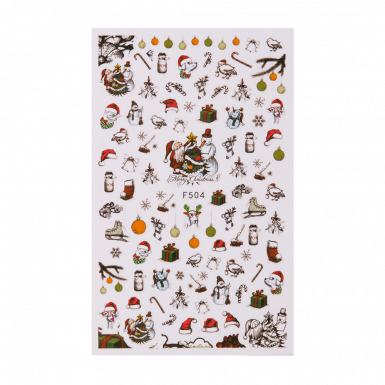 Matrica Christmas 83-5 F504