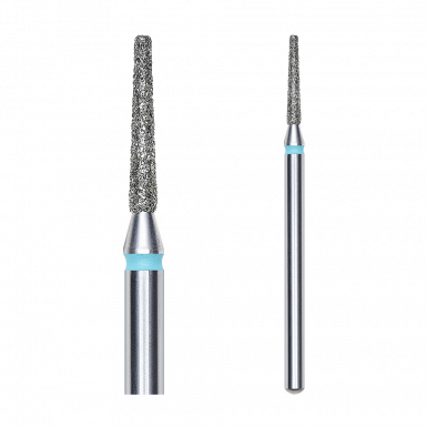 Staleks - Csiszolófej Gyémánt Csonka Keskeny Kúp 1,6 mm | 10 mm Kék | Közepes FA70B016-10K