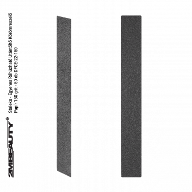 Staleks - Egyenes Ráhúzható Utántöltő Körömreszelő Papír 150 grit - 50 db DFCE-22-150