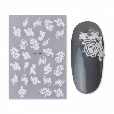 Matrica White Flower 89-3_XF5D003