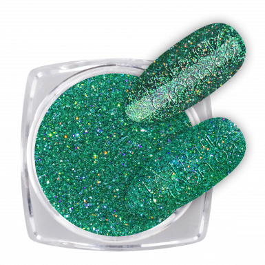 Glitter Laser Mix Green 02