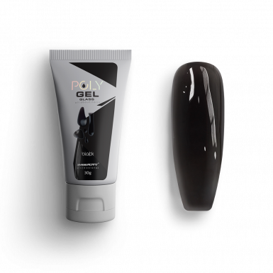 Polygel Glass - Black - HEMA & TPO Mentes Építőzselé