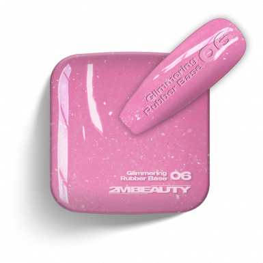 Gel Lack - Glimmering Rubber Base 06 - HEMA Mentes