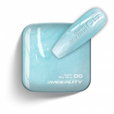 Gel Lack - Satin - 05 Sky Blue - HEMA & TPO Mentes