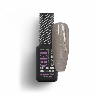 Liquid Polygel BIAB - Silken Dust - HEMA & TPO Mentes Ecsetes Építőzselé