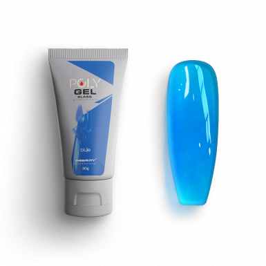 Polygel Glass - Blue - HEMA & TPO Mentes Építőzselé