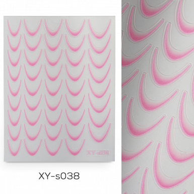 Köröm Matrica XY-S038 (Pink)