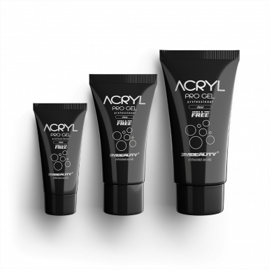 Acryl Pro Gel Clear - HEMA Mentes Akrilzselé - Tubusos