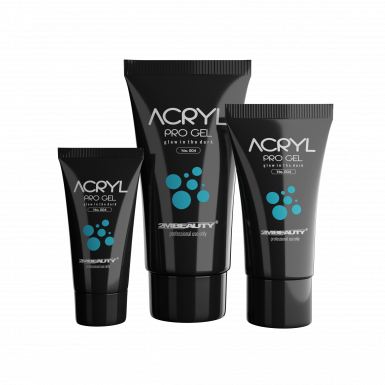 Acryl Pro Gel Glow In The Dark 04 - Sky Blue - HEMA Mentes Akrilzselé