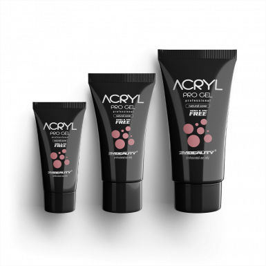 Acryl Pro Gel Natural Cover - HEMA Mentes Akrilzselé - Tubusos