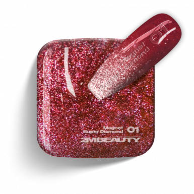 Gel Lack - Magnet Super Diamond 01 - HEMA Mentes