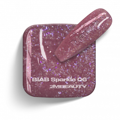 BIAB - Sparkle 06 - Mauve - HEMA Mentes Ecsetes Építőzselé