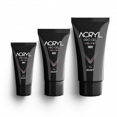 Acryl Pro Gel Velvet - Pink - HEMA Mentes Akrilzselé
