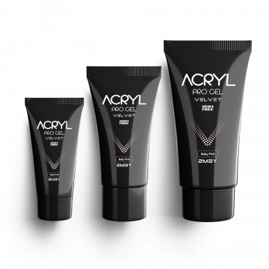 Acryl Pro Gel Velvet - Baby Pink - HEMA Mentes Akrilzselé