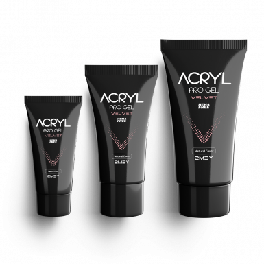 Acryl Pro Gel Velvet - Natural Cover - HEMA Mentes Akrilzselé