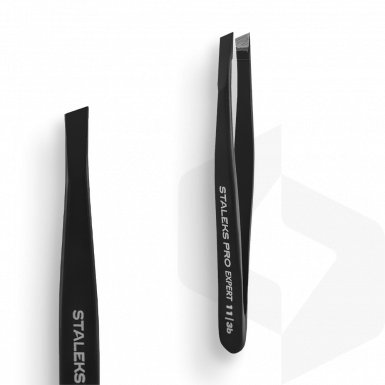 Staleks - Szemöldökcsipesz Expert - TE-11-3b - Black