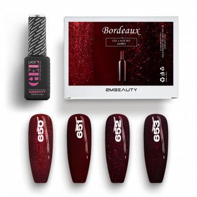 Gel Lack - Bordeaux Set - HEMA Mentes