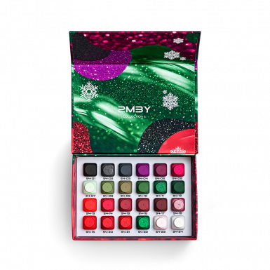 Gel Lack Szett - Collection 4 - Holiday Glow - 24db