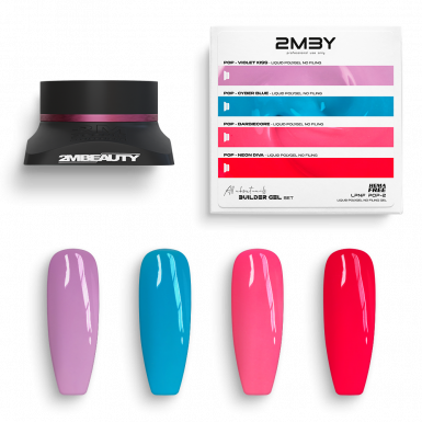 Zselé Szett - Liquid Polygel No Filing Pop - LPNF POP-2 - HEMA Mentes