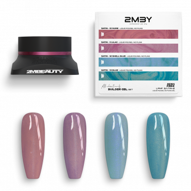 Zselé Szett - Liquid Polygel No Filing Satin - LPNF SATIN-2 - HEMA Mentes