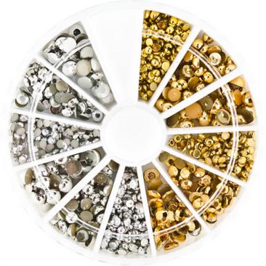 Díszkőtárcsa -  Golden - silver