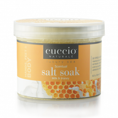 Cuccio Tengeri Sófürdő Tejjel és Mézzel - Scentual Salt Soak Milk & Honey