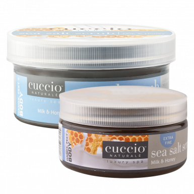 Cuccio Tengeri Sós Bőrradír Tejjel és Mézzel - Sea Salt Scrub Milk & Honey
