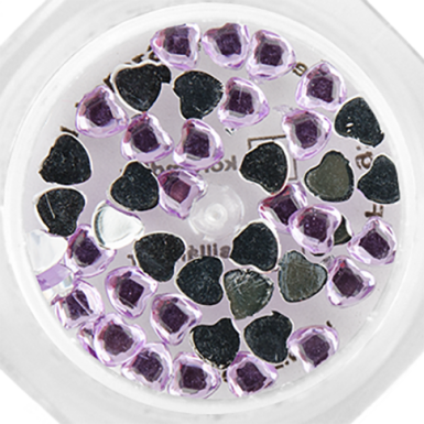 kő szív - 10 light purple